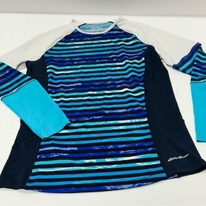 Eddie Bauer Running Shirt Swim Shirt Long Sleeve M